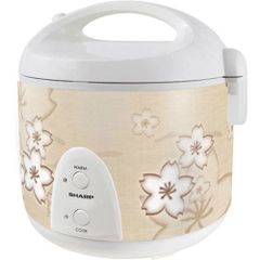 Nồi Cơm Điện Sharp KS-N191ETV (SB) - Dung Tích 1.8 Lít, Công Suất 700W, Thiết Kế Nắp Gài, Giữ Nhiệt Hiệu Quả, Phù Hợp Gia Đình 4-6 Người