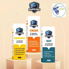 HODICARE Bộ 3 Sản Phẩm Dưỡng Cá Cảnh Ulti, Healing, Crush 20ml - Điều Trị Nấm, Ký Sinh Trùng và Hỗ Trợ Đề Kháng cho Cá