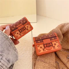 Vỏ Bọc AirPods Siêu Cute Bằng Silicon Dẻo - Túi Xách Hình Chữ Nhật Cho AirPods 1 2 Pro