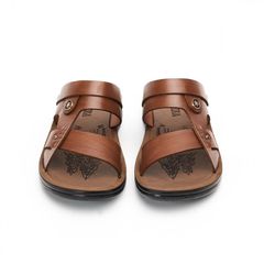 Sandal Dép Da Nam VA001 - Xăng-đan Da Thời Trang Đế Đúc Bền Bỉ, Phong Cách Thể Thao, Dễ Phối Đồ, Chất Lượng Cao