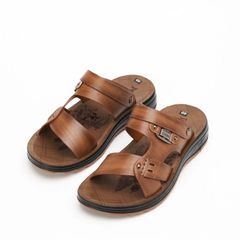 Sandal Dép Da Nam VA003 - Xăng-đan Thời Trang Mới Đế Đúc Bền Bỉ, Dễ Phối Đồ, Phù Hợp Mọi Phong Cách