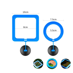 Vòng Đựng Thức Ăn Nổi Cho Cá - Loại Vuông & Tròn Tiện Lợi Giúp Giữ Sạch Bể Thủy Sinh