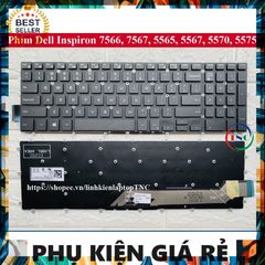 Bàn Phím Laptop Dell Inspiron 7566 7567 5565 5567 5570 5575 7778 7779 7577 7773 Zin Có Led/Không Led - Phụ Kiện Laptop Chất Lượng Cao