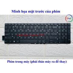 Bàn Phím Laptop Dell Inspiron 7566 7567 5565 5567 5570 5575 7778 7779 7577 7773 Zin Có Led/Không Led - Phụ Kiện Laptop Chất Lượng Cao
