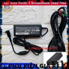 Sạc Laptop Acer Swift 3/5 & Chromebook 19V 2.37A/3.42A Chân Nhỏ 3.0x1.0mm - Phụ Kiện Giá Rẻ Chất Lượng Tốt