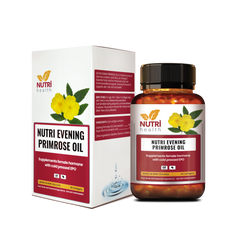 Viên Tinh Dầu Hoa Anh Thảo Nutri Evening Primrose Oil 60 Viên - Hỗ Trợ Cân Bằng Nội Tiết và Cải Thiện Sức Khỏe Da, Nhập Khẩu New Zealand
