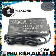 Sạc Laptop ASUS 20V-6A 120W Chính Hãng cho VivoBook Pro 15 M3500QA - Bảo Hành 6 Tháng, Củ Sạc và Dây Nguồn Lõi Đồng