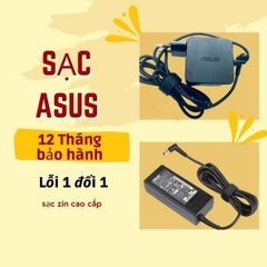 Sạc Laptop Asus 45W 65W chính hãng - Sạc máy tính 3.42A 2.37A chân to chân nhỏ chất lượng cao