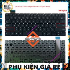 Bàn phím laptop Asus Vivobook A407 A407M A407U X407 X407M X407MA X407U US Layout - Phụ kiện chất lượng cao giá rẻ