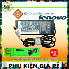 Sạc Laptop Lenovo ThinkPad T430, T420, T520, T410, T410S - Phụ Kiện Chân Tròn Lớn Có Kim Giữa, Giá Rẻ, Giao Hàng Đúng Hàng