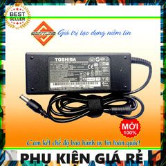 Sạc Laptop Toshiba Satellite 15V-5A Kích Thước 6.3mm x 3mm - Tặng Kèm Dây Nguồn Chất Lượng Cao