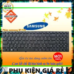 Bàn Phím Samsung RV520, NP-RV511, NP-RV515, Phụ Kiện Chính Hãng Giá Rẻ, Thay Thế Cho Laptop, Đảm Bảo Chất Lượng