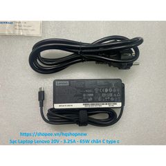 Sạc Laptop Lenovo 20V - 3.25A - 65W Chính Hãng, Cổng Type C - Phụ Kiện Giá Rẻ, Đảm Bảo Chất Lượng