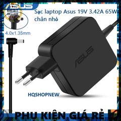 Sạc Laptop Asus 19V 3.42A 65W Chân Nhỏ 4.0*1.35mm - Phụ Kiện Chính Hãng Giá Rẻ Chất Lượng Cao
