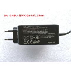 Sạc Laptop Asus 19V 3.42A 65W Chân Nhỏ 4.0*1.35mm - Phụ Kiện Chính Hãng Giá Rẻ Chất Lượng Cao
