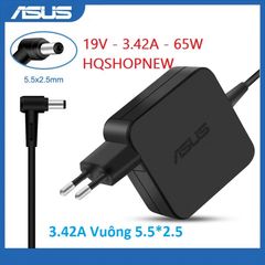 Sạc Laptop Asus 19V 3.42A - 2.37A - 1.75A với chân 4.0*1.35mm và 5.5*2.5mm - Phụ kiện chính hãng, an toàn cho thiết bị Asus