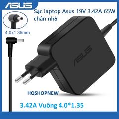 Sạc Laptop Asus 19V 3.42A - 2.37A - 1.75A với chân 4.0*1.35mm và 5.5*2.5mm - Phụ kiện chính hãng, an toàn cho thiết bị Asus