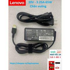 Sạc Laptop Lenovo 20V 3.25A 65W / 20V 2.25A / 19V 3.42A - Chân Vuông, Chân Nhỏ, Chân Kim To - Phụ Kiện An Toàn và Tiết Kiệm Năng Lượng