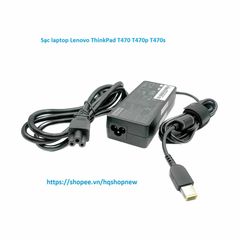 Sạc Laptop Lenovo ThinkPad T470 T470p T470s 20V - 2.25A 3.25A 45W 65W Chân Vuông USB - Phụ Kiện Chính Hãng Giá Rẻ