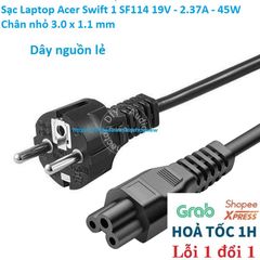 Sạc Laptop Acer Swift 1 SF114 - 19V 2.37A 45W Chân Nhỏ 3.0 x 1.1 mm - Sạc Chính Hãng, Bảo Đảm Chất Lượng, Giá Tốt