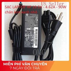 Sạc Laptop HP 19.5V - 4.62A - 90W Chính Hãng, Chân Kim Xanh Nhỏ 4.5 x 3.0 mm, Phụ Kiện Giá Rẻ Chất Lượng Cao