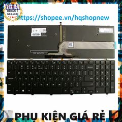 Bàn phím laptop Dell Inspiron 5558 có LED - Phụ kiện chính hãng giá rẻ cho máy tính xách tay 15-5000, 15-5558