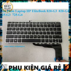 Bàn Phím Laptop HP EliteBook 820-G3/G4 và 725-G3/G4 - Phụ Kiện Chất Lượng Cao, Gõ Êm, Có LED, Hàng Thay Thế Chính Hãng