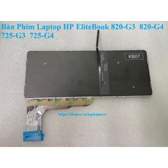 Bàn Phím Laptop HP EliteBook 820-G3/G4 và 725-G3/G4 - Phụ Kiện Chất Lượng Cao, Gõ Êm, Có LED, Hàng Thay Thế Chính Hãng