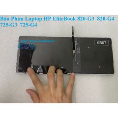 Bàn Phím Laptop HP EliteBook 820-G3/G4 và 725-G3/G4 - Phụ Kiện Chất Lượng Cao, Gõ Êm, Có LED, Hàng Thay Thế Chính Hãng