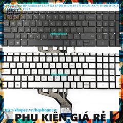 Bàn Phím Laptop HP Pavilion 15-CS / 15-DA / 15-DB / 15-DW / 15-CN / 15-CR / 15-CW / 15-DR / 15-EC / 15-CX / 15-DK / 17-BY / 17-CA - Phụ Kiện Chất Lượng Cao, Bảo Hành 6 Tháng