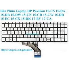 Bàn Phím Laptop HP Pavilion 15-CS / 15-DA / 15-DB / 15-DW / 15-CN / 15-CR / 15-CW / 15-DR / 15-EC / 15-CX / 15-DK / 17-BY / 17-CA - Phụ Kiện Chất Lượng Cao, Bảo Hành 6 Tháng