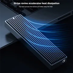 Hộp Di Động SSD M.2 SATA Orico M2PF-C3-BK - USB 3.1 Gen1 - Tương Thích Windows/Mac/Linux - Lưu Trữ 2TB