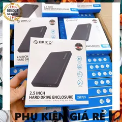 Hộp Đựng Ổ Cứng 2.5 Inch Orico USB 3.0 - Kết Nối Nhanh 5Gbps, Chống Trượt, Tương Thích Windows/Linux/Mac OS - Bảo Hành 12 Tháng