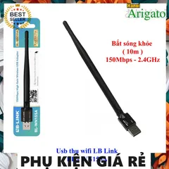 USB Thu WiFi LB-LINK 150Mbps - Phụ Kiện Không Dây Cho Laptop/PC, Tương Thích 802.11b/g/n, Thiết Kế Nhỏ Gọn, Dễ Dàng Cài Đặt