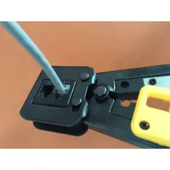 Bộ Kìm Bấm Dây Mạng Xuyên Thấu RJ11/RJ12/RJ45 và 100 Hạt Mạng Chất Lượng Cao - Phụ Kiện Giá Rẻ Cho Dự Án Mạng