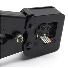 Bộ Kìm Bấm Dây Mạng Xuyên Thấu RJ11/RJ12/RJ45 và 100 Hạt Mạng Chất Lượng Cao - Phụ Kiện Giá Rẻ Cho Dự Án Mạng