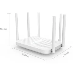 Bộ Phát Wifi Router XM Redmi AC2100 Chính Hãng - Tốc độ 2033Mbps, 6 Anten, Dual-Core CPU, 128MB RAM, Hỗ trợ 2.4GHz & 5GHz