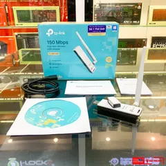 Thiết bị thu sóng Wifi TP-LINK USB TL-WN722N - Tốc độ 150Mbps, Bảo mật WPA/WPA2, Cài đặt dễ dàng, Nhỏ gọn, Chính hãng 24T