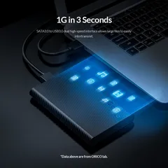 Hộp Đựng Ổ Cứng 2.5 inch Orico 2521U3 USB 3.0 Chính Hãng - Tốc độ 5Gb/s, Hỗ trợ tối đa 6TB, Bảo hành 12 tháng