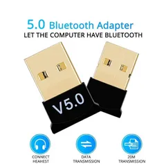 Bộ USB Bluetooth 5.0 - Phát và Nhận Kết Nối Không Dây cho Máy Tính và Laptop, Tương Thích Windows 10, Giải Pháp Tiện Lợi cho Thiết Bị Hỏng Bluetooth