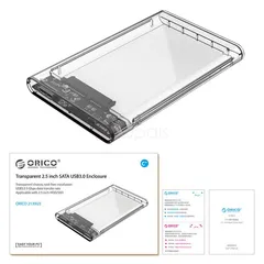 Hộp Đựng Ổ Cứng Di Động ORICO 2139U3 2.5 inch USB 3.0 - Tốc Độ 5Gbps, Hỗ Trợ HDD/SSD, Thiết Kế Chống Trượt Chính Hãng