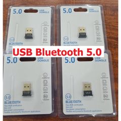 USB Bluetooth Dongle 5.0 - Bộ thu phát Bluetooth cho Máy Tính Bàn và Laptop - Kết Nối Không Dây Ổn Định, Bảo Hành 3 Tháng