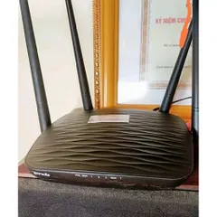 Bộ phát Router WiFi Tenda AC5 AC1200 2 băng tần 2.4GHz & 5GHz, 4 râu, hướng dẫn cài đặt chi tiết, tốc độ 1200Mbps, phù hợp cho gia đình