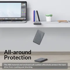 Hộp Đựng Ổ Cứng Orico 25PW1-U3 2.5 inch USB 3.0 - Tốc Độ 5Gbps, Hỗ Trợ Lên Tới 6TB, Thiết Kế Chống Trượt, Dễ Dàng Sử Dụng