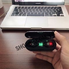 Tai Nghe Bluetooth AMOI F9 TWS 5.0 Không Dây - Chống Nước IPX5, Chất Âm HIFI, Thiết Kế Nhôm Polyme, Sạc Dự Phòng 2500mAh