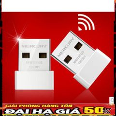 USB Mini Bắt Sóng WIFI MERCURY MW150UH - Tốc Độ 150Mbps, Thiết Kế Nhỏ Gọn, Hỗ Trợ Máy Tính Bàn, Cắm Dễ Dàng