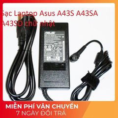Sạc Laptop Chính Hãng Asus A43S A43SA A43SD - Phụ Kiện Thiết Bị Số Chất Lượng Cao, Giao Hàng Đúng Hẹn
