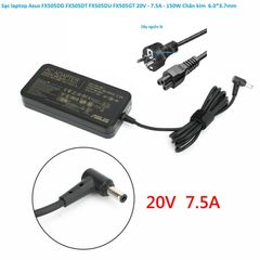 Sạc Laptop Asus FX505DD FX505DT FX505DU FX505GT 20V 7.5A 150W Chân Kim 6.0*3.7mm - Phụ Kiện Chính Hãng Giá Rẻ