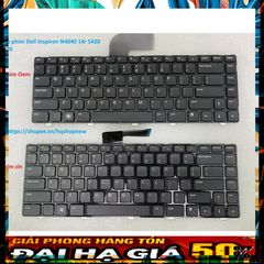 Bàn Phím Laptop Dell Inspiron N4040 14R 5420 - Thay Thế Chính Hãng, Chất Lượng Cao, Dễ Dàng Lắp Đặt