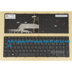 Phím Laptop HP Probook 450 G5 455 G5 470 G5 - Phụ Kiện Thay Thế Chính Hãng, Phím Bấm Chất Lượng Cao, Bảo Hành Đầy Đủ
